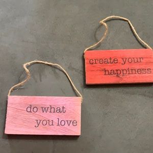Mini Wooden Signs